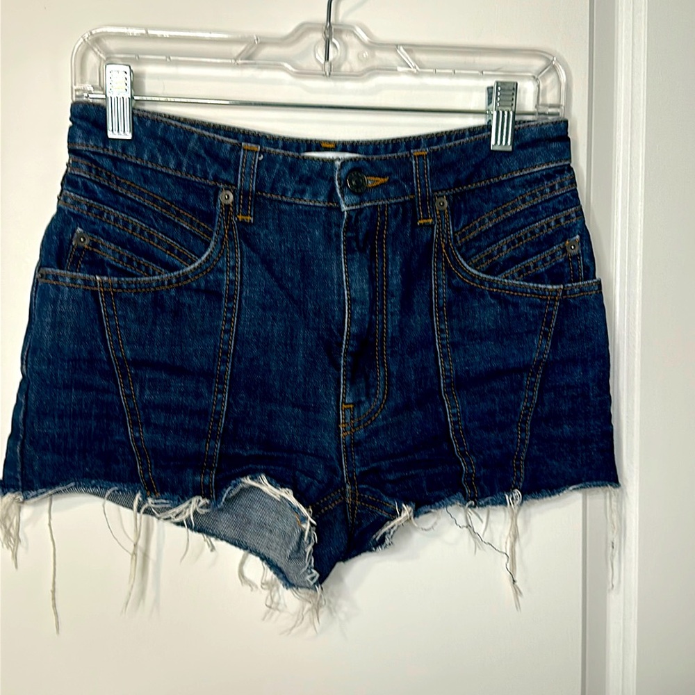 Givenchy Dark Blue Denim Shorts